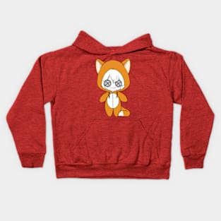 creepypasta zero fox costume doll Kids Hoodie